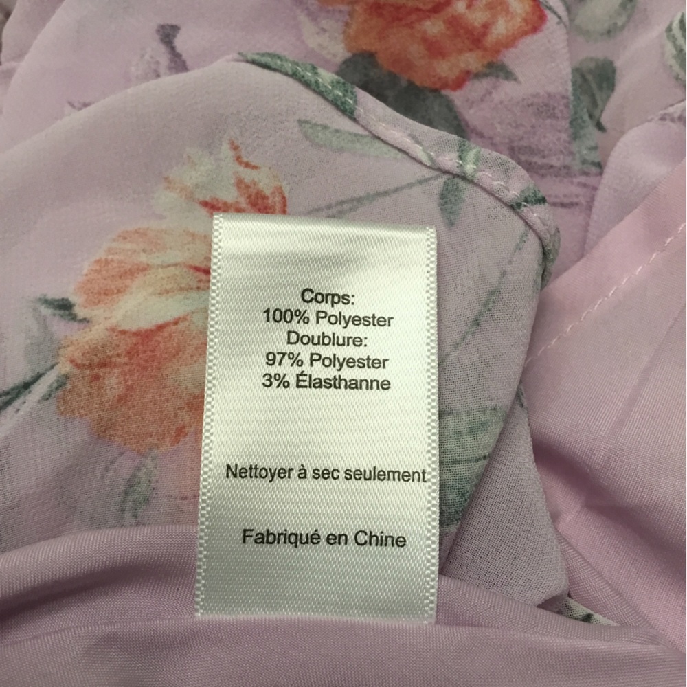 Astr Pink Floral Chiffon Dress - Picture 10 of 14